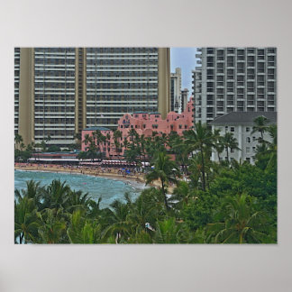 Poster Royal Hawaiian Hotel, Honolulu, Hawai'i