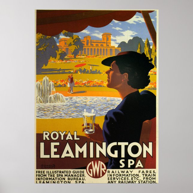 Poster Royal Leamington - Reino Unido (Frente)