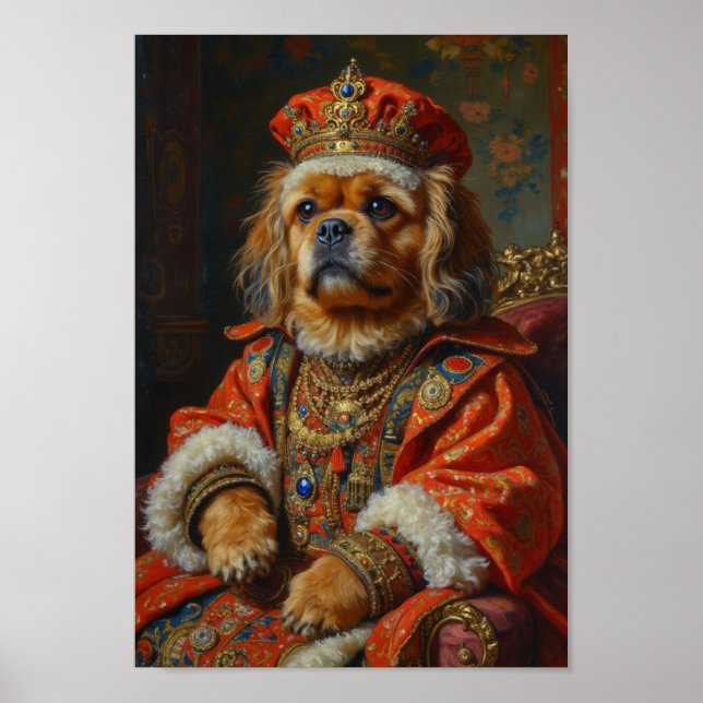 Poster Royal Lhasa Apso Portrait (Frente)