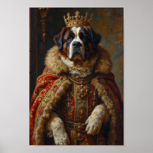 Poster Royal Saint Bernard Portrait (Frente)