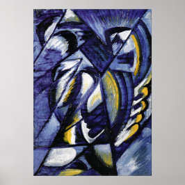 Poster Rozanova - Azul No Tin 1913