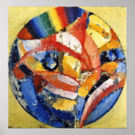 Poster Rozanova - Coloração Composição 1914