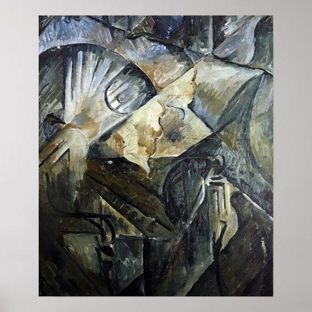 Poster Rozanova - Embankment 1914 (Frente)