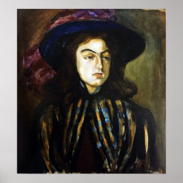 Poster Rozanova - Retrato feminino 1907