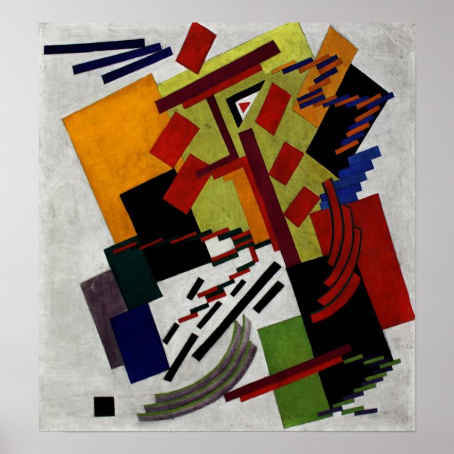 Poster Rozanova - Suprematismo 1916 (Frente)