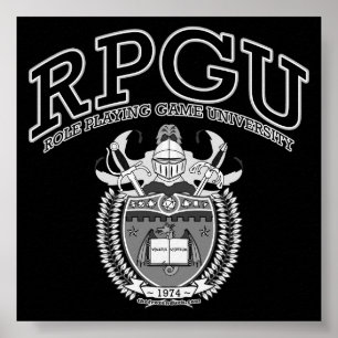 PÓSTER RPGU - B&W