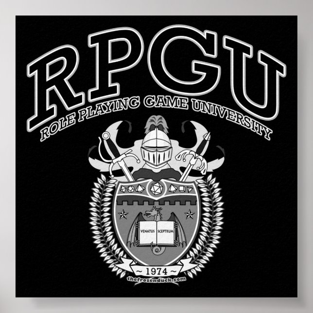 PÓSTER RPGU - B&W (Frente)