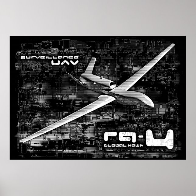 Poster RQ-4 Global Hawk (Frente)