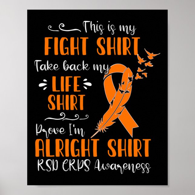 Poster Rsd Crps Sensibilizar Minha Luta (Frente)
