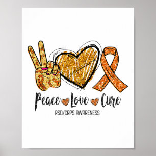 Poster Rsdcrps Sensibilização Paz Amor Faixa Laranja Curt