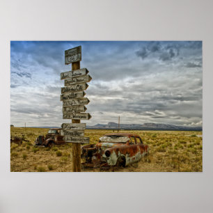 Póster RT 66 Deserto de Arizona