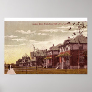 Poster Rua 1915 de Gary, Indiana Jackson