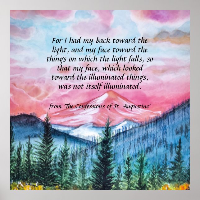 Poster Rua. Augustine (Frente)