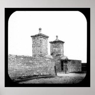 Poster Rua. Augustine City Gates