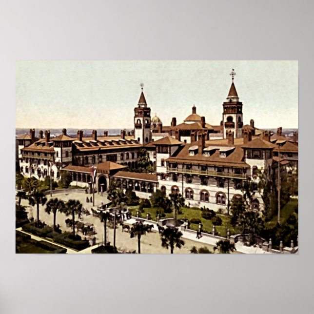 Póster Rua, Augustine, Flórida (Frente)