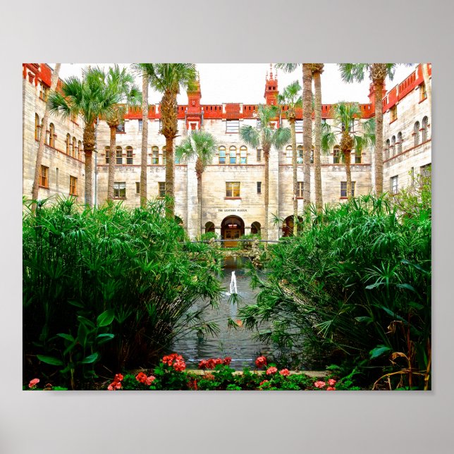 Poster Rua Augustine Florida Lightner Museum Imintable Ar (Frente)
