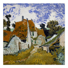 Póster Rua Auvers-sur-Oise por Vincent van Gogh