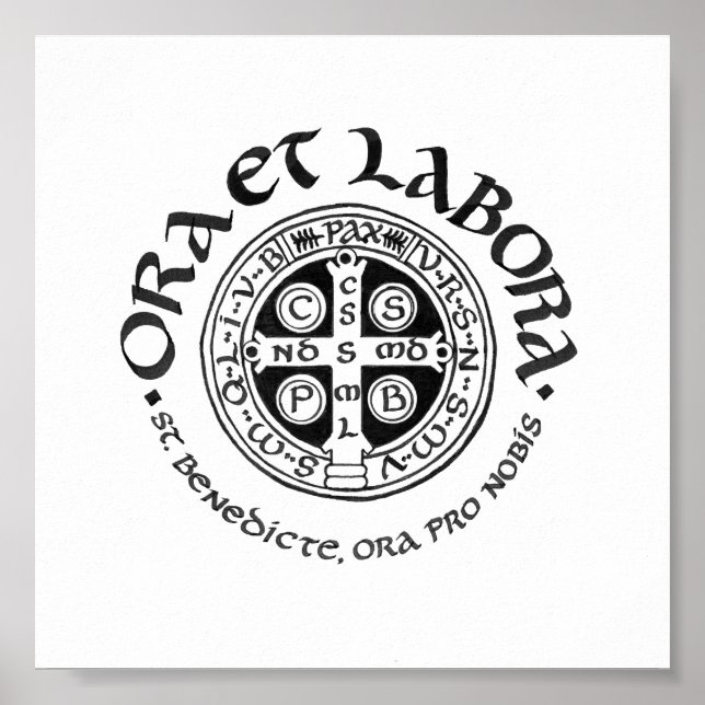 Poster Rua Benedict Calliografia (Frente)