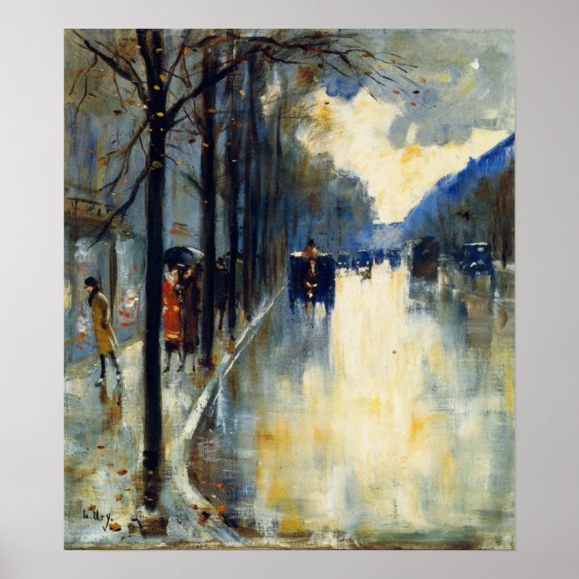 Poster Rua Berlim em Late Fall (Frente)