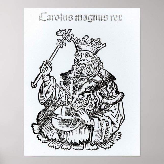 Póster Rua. Charles de Liber Chronicarum. (Frente)
