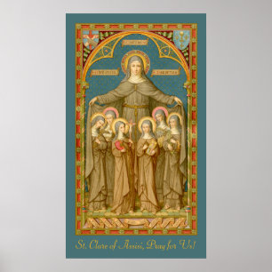 Póster Rua. Clare de Assisi & Nuns (SAU 27)