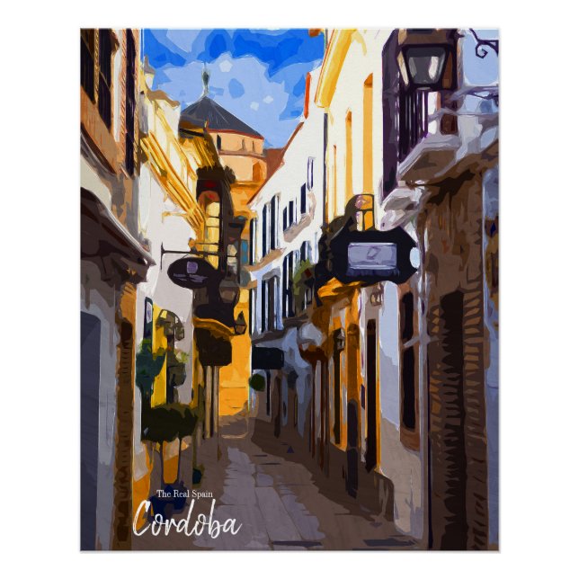 Póster Rua Cordoba - Espanha (Frente)