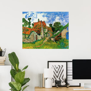 Póster Rua da Aldeia por Vincent van Gogh