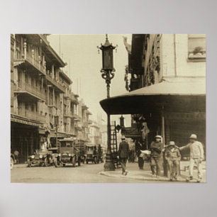 Póster Rua de Chinatown em San Francisco