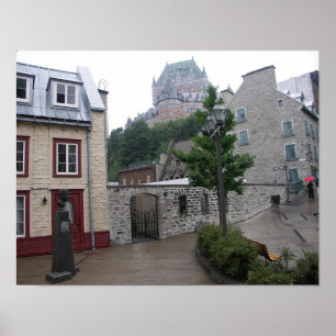 Póster Rua de Cidade de Quebec