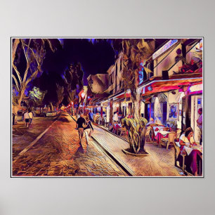 Póster Rua de D Carlos I Funchal Madeira Poster/Impressã