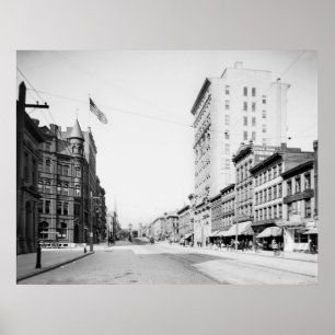 Póster Rua de Genesee: 1905