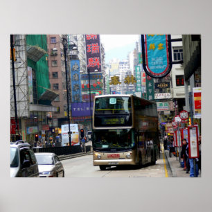 Póster Rua de Hong Kong