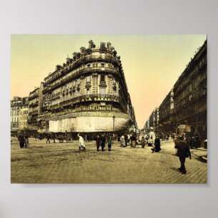 Poster Rua de la República, clássico Pho de Marselha,