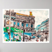 Rua de Paris, vista do teatro Caboia-Mau