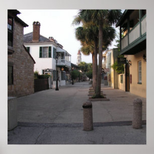 Póster Rua de St George, St Augustine