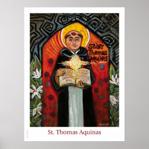 Poster Rua de Thomas Aquinas