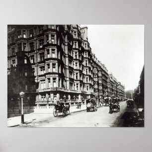 Póster Rua de Victoria, Londres c.1900