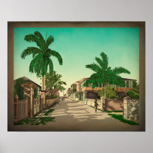 Póster Rua do leste em Nassau