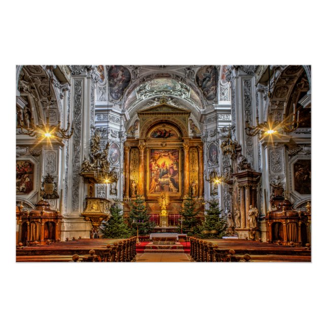 Póster Rua Dominikanerkirche Maria Rotunda (Frente)