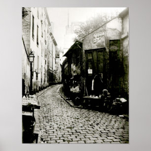 Póster Rua du Jardinet e o beco sem saída