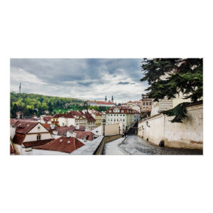 Póster Rua em Praga centro