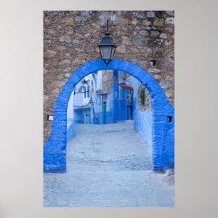 Póster Rua Estreita De Chefchaouen