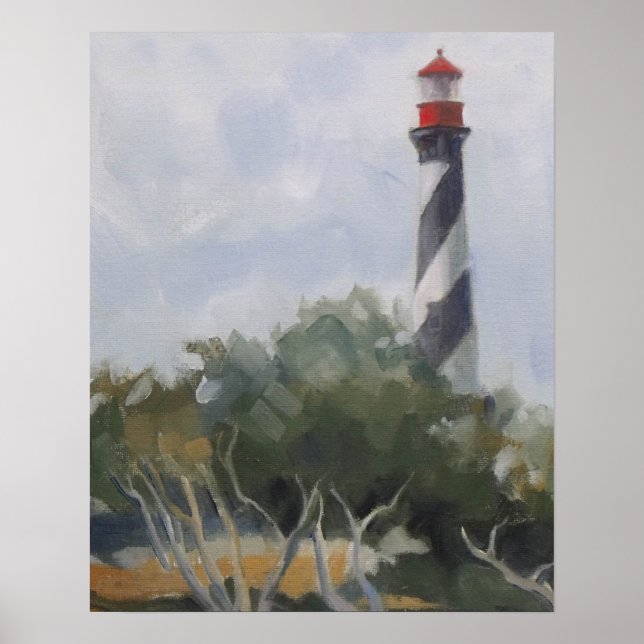 Póster Rua, Farol de Augustine (Frente)