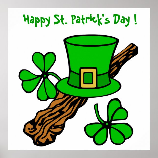 Póster Rua FELIZ.DIA DE PATRICK (Frente)