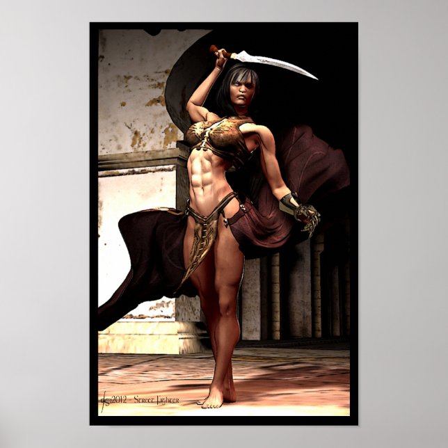 Póster Rua Fighter (Frente)