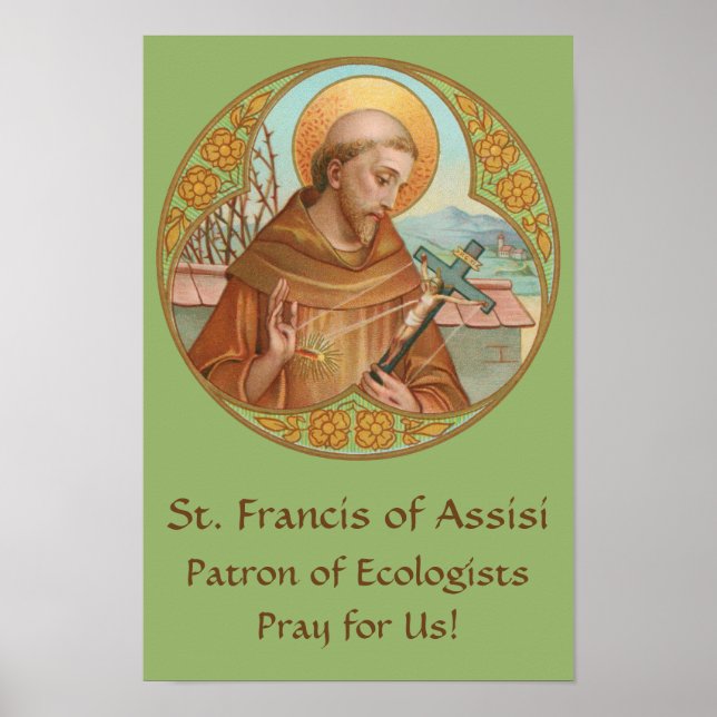 Poster Rua. Francis of Assisi (BK 002) (Frente)