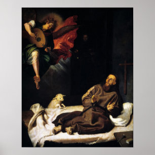 Póster Rua Francisco de Assisi Angel Visitation