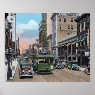 Póster Rua Gay do Tennessee Knoxville