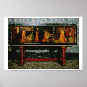 Póster Rua. George cabinet, 1861 (carvalho com painéis pi