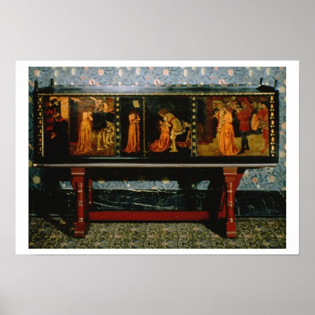 Póster Rua. George cabinet, 1861 (carvalho com painéis pi (Frente)